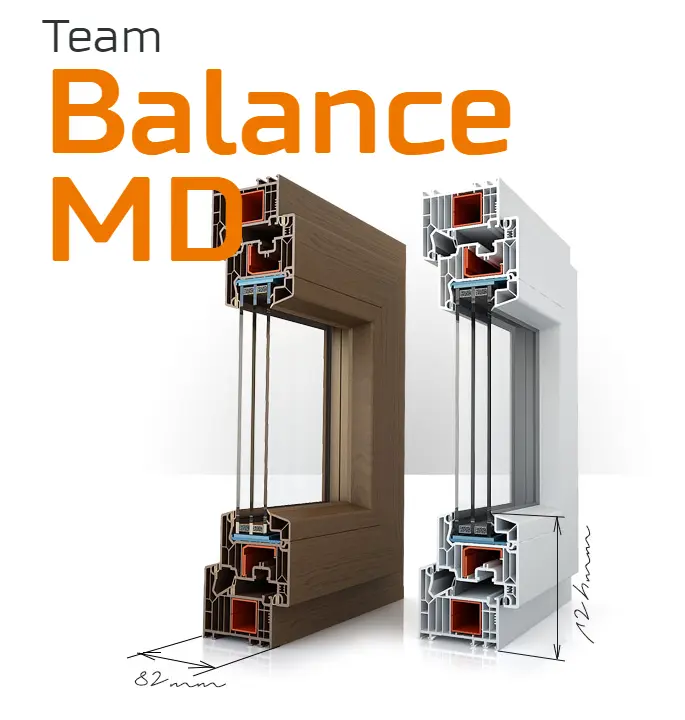 baner prezentujący system okienny Team Balance MD